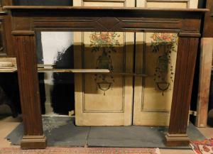 chl101 oak fireplace, dimensions 128 x h 99 cm x depth 20 cm